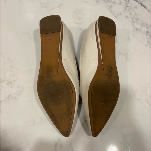 FRANCO SARTO | Raya Leather Loafers with Bow detail size 7.5 color putty - Picture 4 of 5